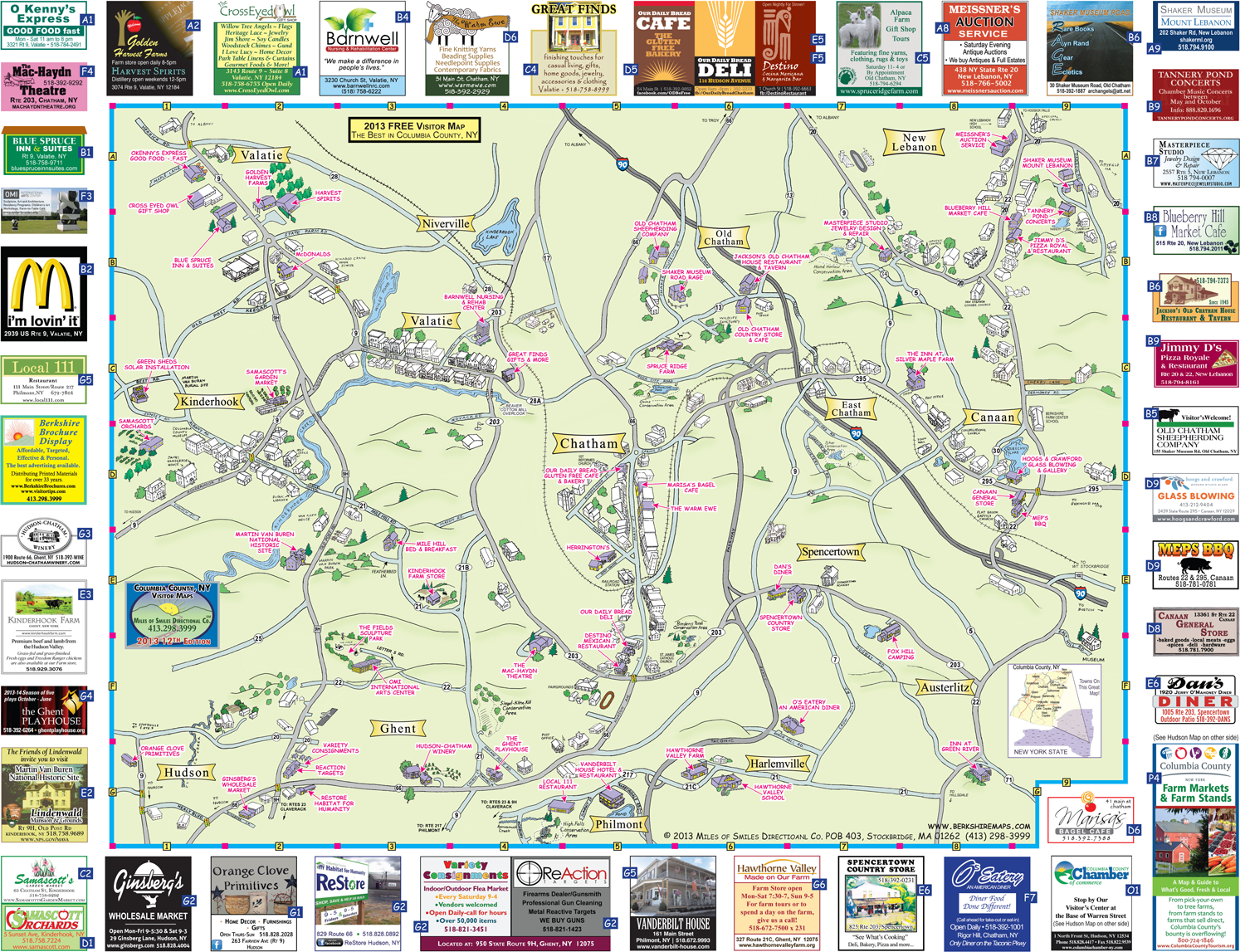 Berkshire Maps - Northern Columbia