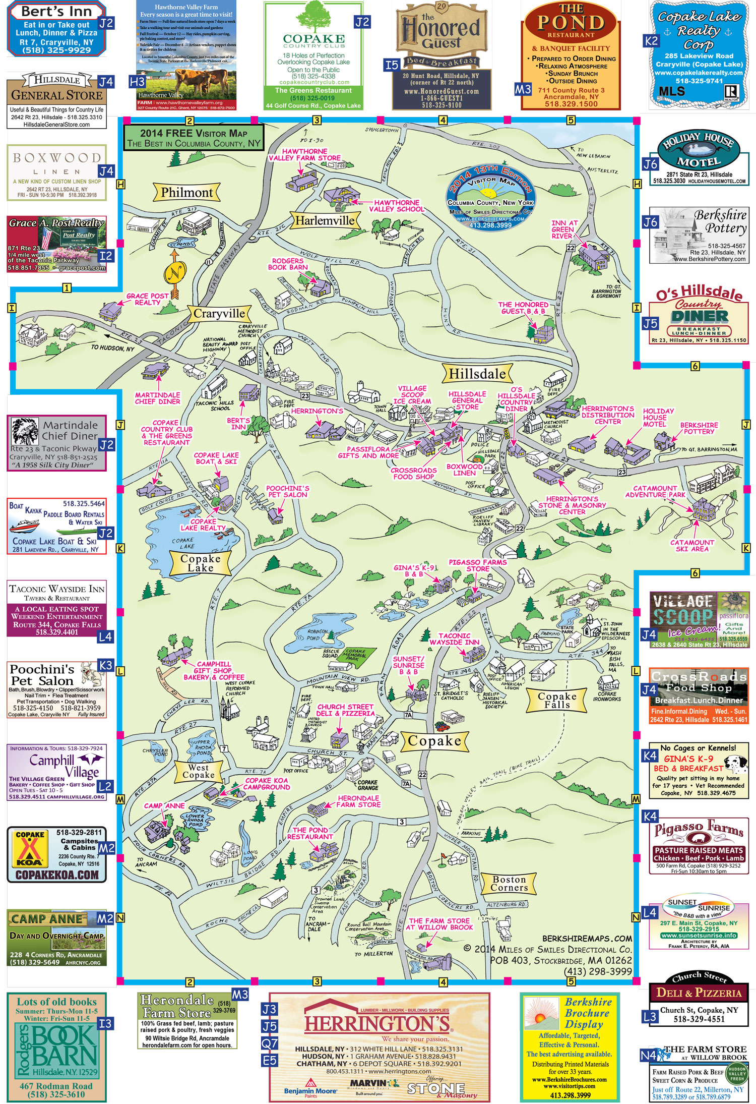 Berkshire Maps - Southern Columbia