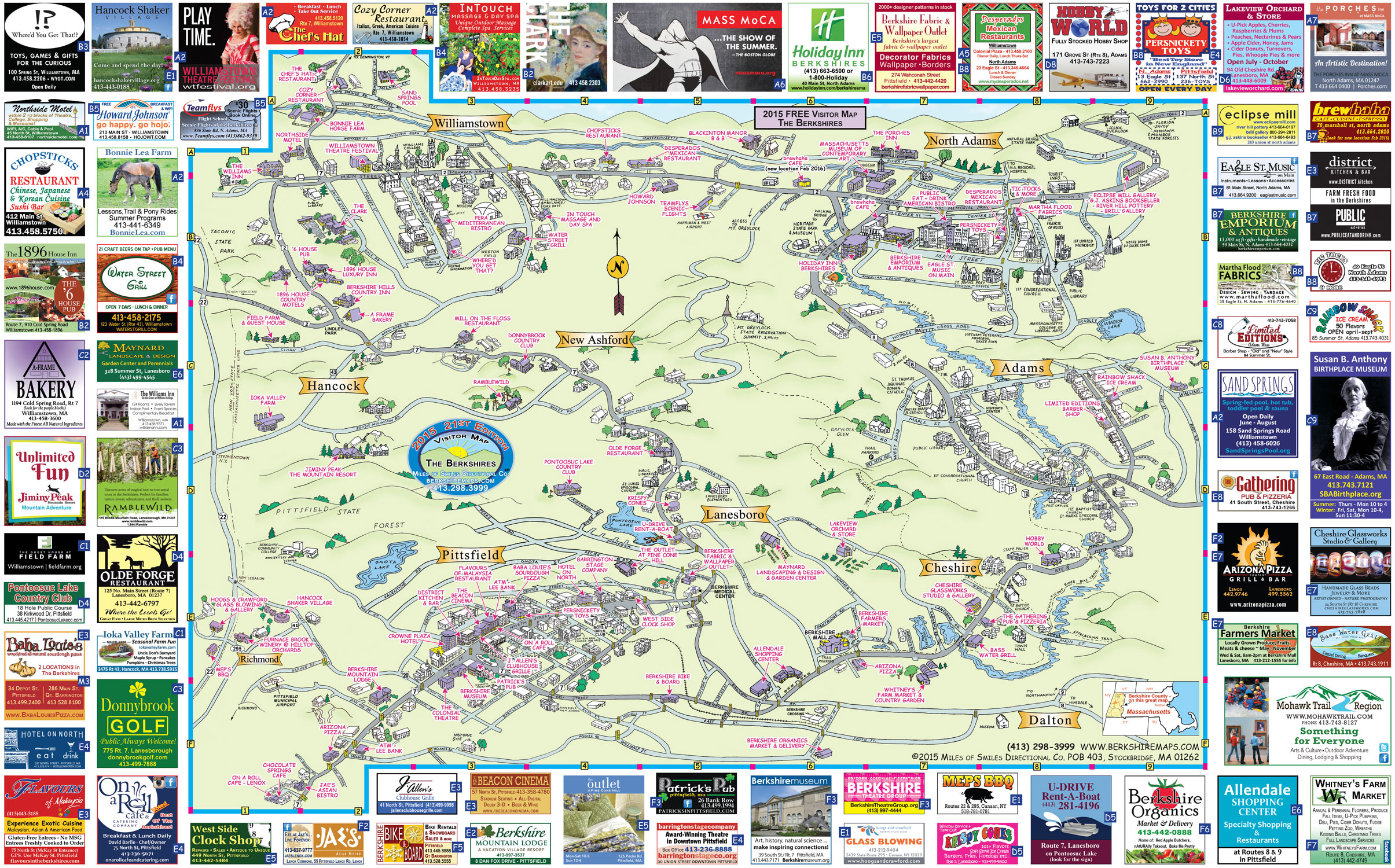 Berkshire Maps - North Berkshire